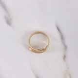 Hug Ring 3.4gr / Size 5 3/4 / 18K Yellow Gold $
