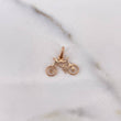 Dije Bicicleta 0.95gr / 1.4cm / Liso Oro Rosa 18K #