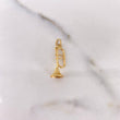 Pendant Trumpet 1.1gr / 2.6cm / Smooth 18K Yellow Gold &