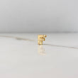 Pendant Letter F 0.6gr / 0.7cm / 3D Polished Yellow Gold $