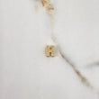 Pendant Letter H 0.6gr / 0.7cm / 3D Polished Yellow Gold $