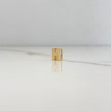 Pendant Letter H 0.6gr / 0.7cm / 3D Polished Yellow Gold $