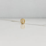 Pendant Letter O 0.5gr / 0.7cm / 3D Polished Yellow Gold $