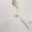 Pendant Letter O 0.45gr / 0.7cm / 3D Polished Yellow Gold $