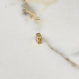 Pendant Letter R 0.65gr / 0.7cm / 3D Polished Yellow Gold $