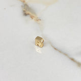 Pendant Letter R 0.65gr / 0.7cm / 3D Polished Yellow Gold $