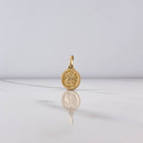 Pendant Bear Medal Ts1 0.9gr / 2cm / Yellow Gold $
