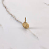 Pendant Bear Medal Ts1 0.9gr / 2cm / Yellow Gold $