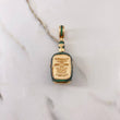Pendant Buchanan's Bottle 24.8gr / 5.6cm / Green Zircons Yellow Gold (Offer) &
