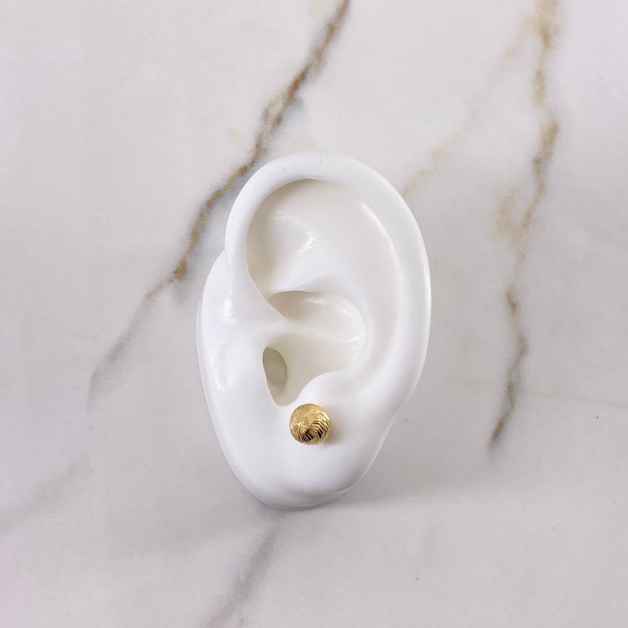 Topos Bola 0.9gr / 7mm Oro Amarillo 18K &