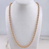 Military Chain 27.05gr / 60cm / 3.75mm Beads Polished Rose Gold +3 $