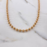 Military Chain 27.05gr / 60cm / 3.75mm Beads Polished Rose Gold +3 $