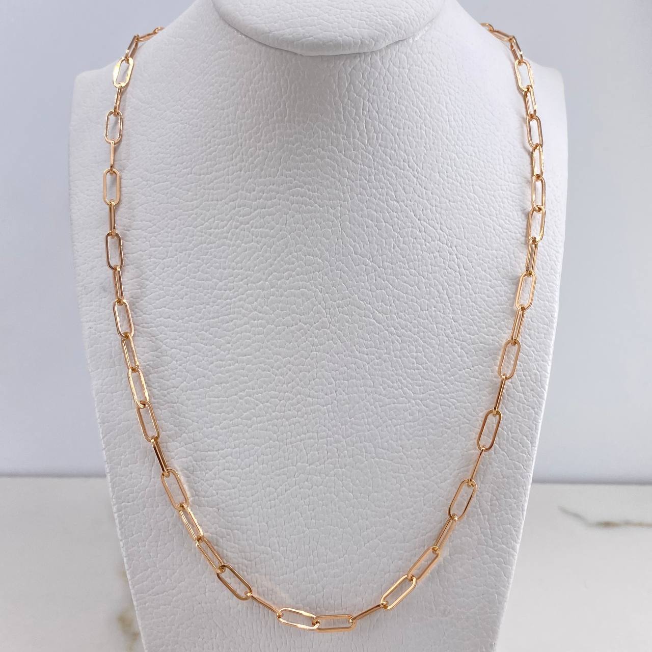 Paperclip Chain 4.35gr / 50cm / 4mm Rose Gold +3 $