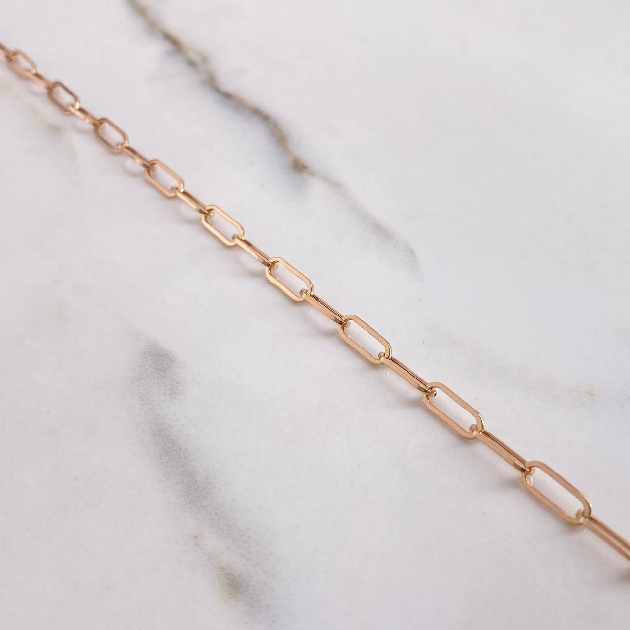 Paperclip Chain 4.35gr / 50cm / 4mm Rose Gold +3 $