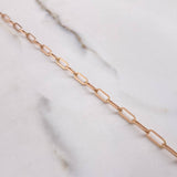 Paperclip Chain 4.35gr / 50cm / 4mm Rose Gold +3 $