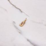 Dije Virgen Guadalupe 1.65gr / 2.7cm / Circones Azules Fucsias Oro Amarillo &
