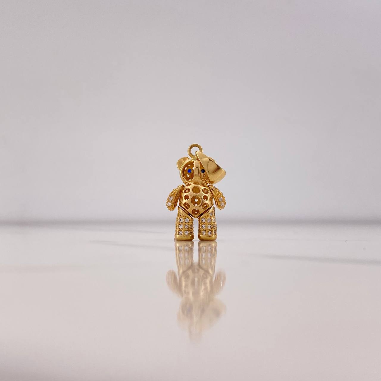 Dije Oso Articulado Bufanda 4.65 g / 1 1/4 in Oro Amarillo 18K