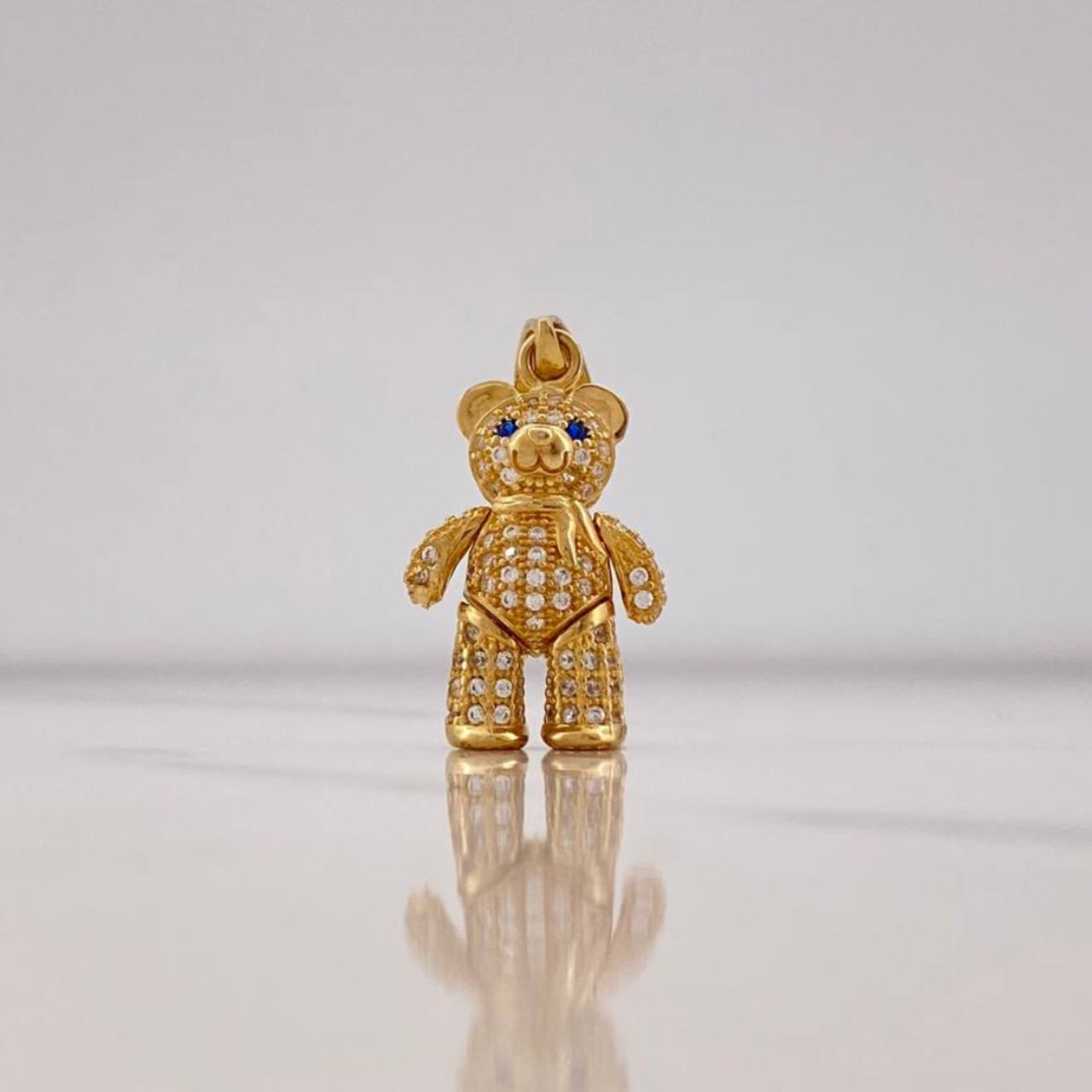Dije Oso Articulado Bufanda 4.65 g / 1 1/4 in Oro Amarillo 18K