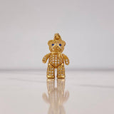 Dije Oso Articulado Bufanda 4.65 g / 1 1/4 in Oro Amarillo 18K
