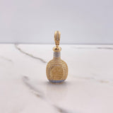 Dije Botella Don Julio 7.05gr / 4.3cm / Circones Blancos Azules Dos Oros Amarillo Blanco $