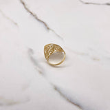 Arabesque Ring 2.55gr / Size 7 1/2 / Yellow Gold &