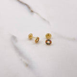 Topos Circulo 0.9gr / Circones Colores Oro Amarillo $