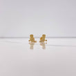 Stud Earrings Boots 1.1gr / Yellow Gold &
