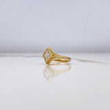 Solitaire Solitaire Marquise 4.94gr / Size 6 1/4 / Diamond 0.46 Qts Yellow Gold (Jewelry Offer) &