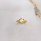 Solitaire Solitaire Marquise 4.94gr / Size 6 1/4 / Diamond 0.46 Qts Yellow Gold (Jewelry Offer) &