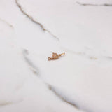 Pendant Dolphin 0.4gr / 1.8cm / Smooth Rose Gold $