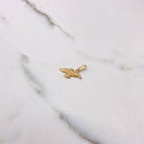 Pendant Paloma 0.45gr / 1.8cm / Matte Yellow Gold $