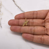 Pendant Paloma 0.45gr / 1.8cm / Matte Yellow Gold $