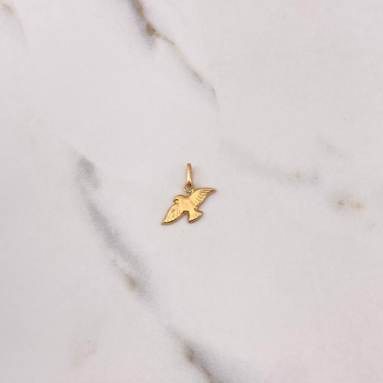 Pendant Paloma 0.45gr / 1.8cm / Matte Yellow Gold $