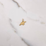 Pendant Paloma 0.45gr / 1.8cm / Matte Yellow Gold $