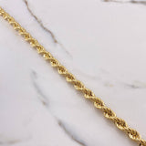 Rope Chain 30.8gr / 60cm / 7.75mm Yellow Gold +3