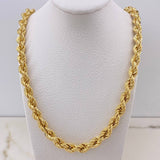 Rope Chain 30.8gr / 60cm / 7.75mm Yellow Gold +3