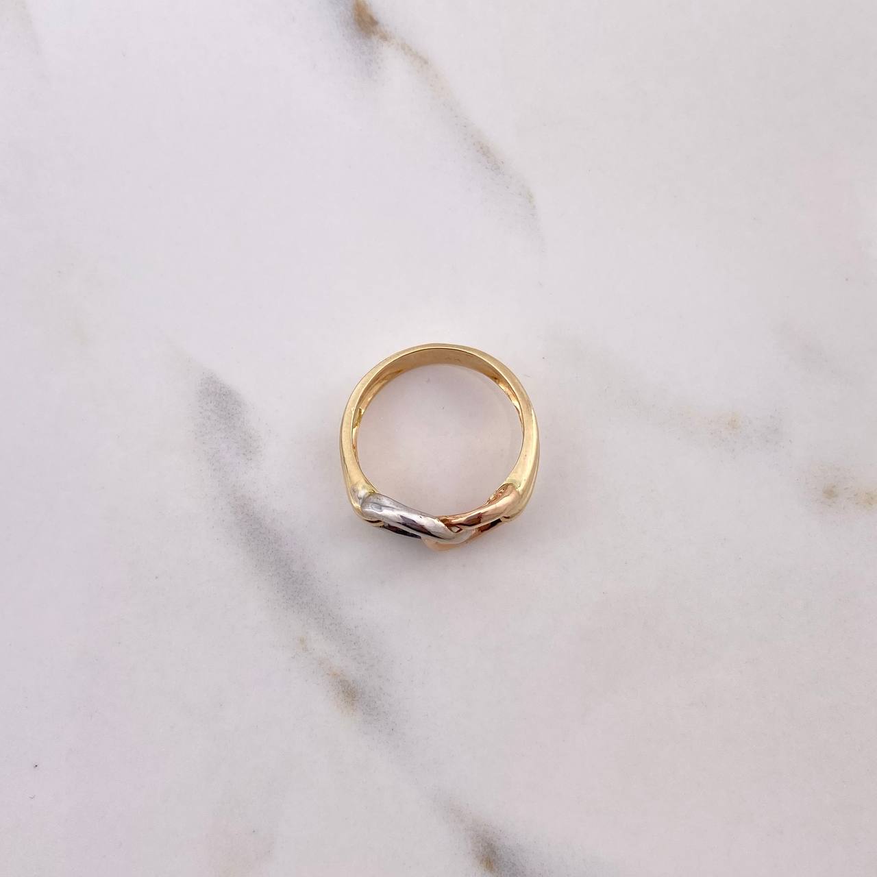 Link Ring 5gr / T7 / Smooth Three Golds &