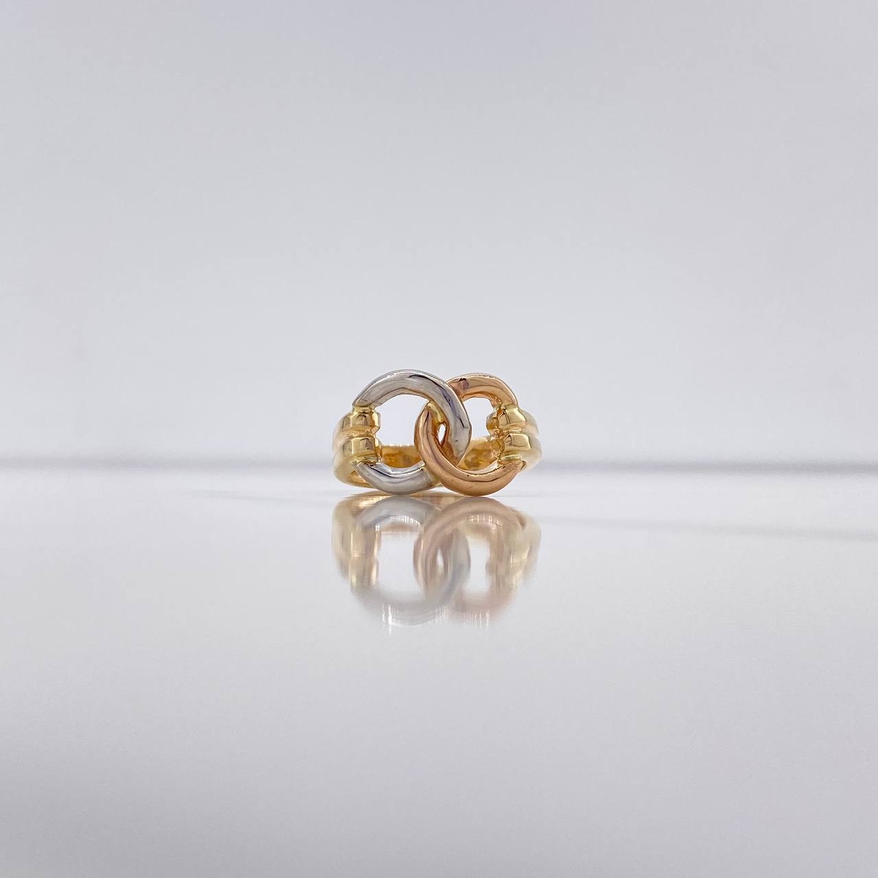 Link Ring 5gr / T7 / Smooth Three Golds &