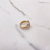 Link Ring 5gr / T7 / Smooth Three Golds &