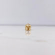 Herraje Casco Vikingo 1.8gr / 1cm / Circones Blancos Oro Amarillo $