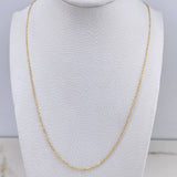Classic Link Chain 1.45gr / 45cm / 1mm Yellow Gold +3 $