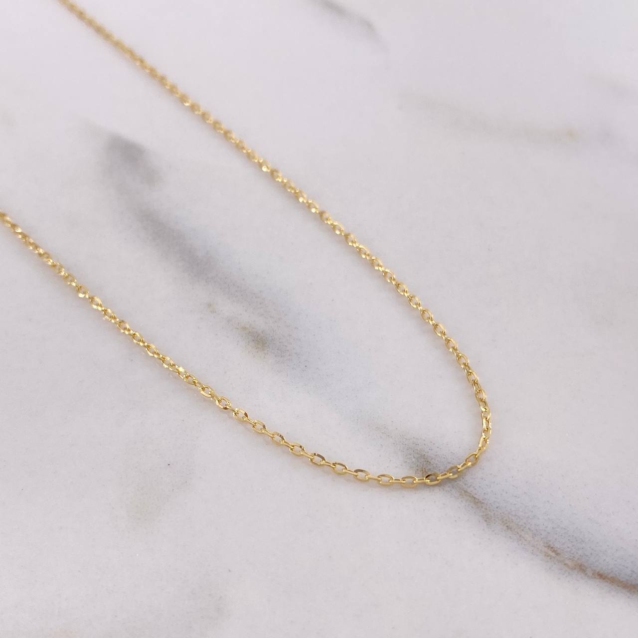 Classic Link Chain 1.45gr / 45cm / 1mm Yellow Gold +3 $