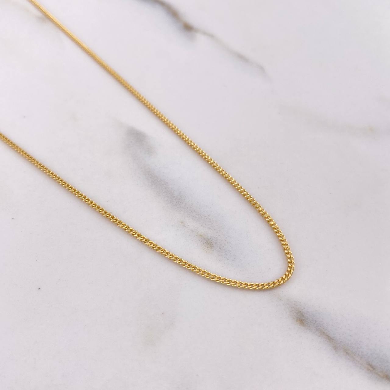 Cuban Links 4.55gr / 60cm / 1mm Yellow Gold +0 $
