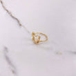 Wire Heart Ring 2.15gr / T5 1/4 / Yellow Gold &