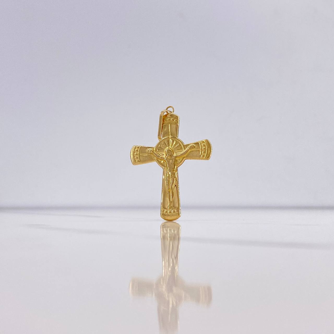 Pendant Cruz Cristo 1.85gr / 4.3cm / Stamped Yellow Gold &