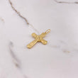 Pendant Cruz Cristo 1.85gr / 4.3cm / Stamped Yellow Gold &