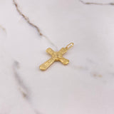Pendant Cruz Cristo 1.85gr / 4.3cm / Stamped Yellow Gold &