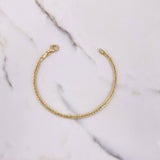 Pulso As Tridimensional 6.3gr / 19cm / 3mm Oro Amarillo +3 $