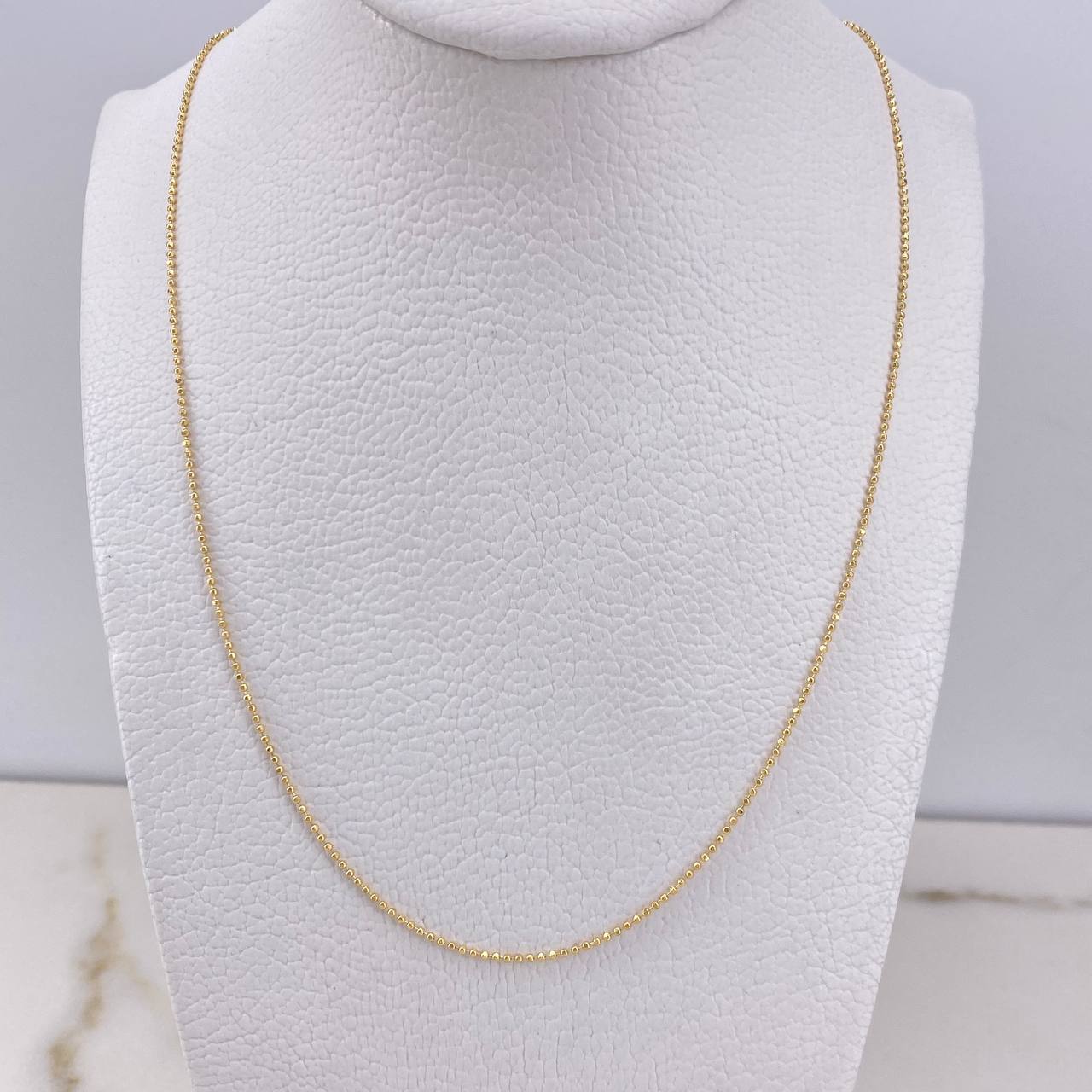Military Chain 2.05gr / 45cm / 1mm Yellow Gold +3 $