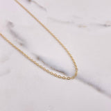 Classic Link Chain 1.6gr / 45cm / 2mm Yellow Gold +3 &